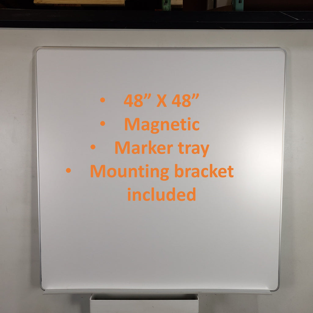 4' X 4' Magnetic Whiteboard / Dry Erase (#5553)