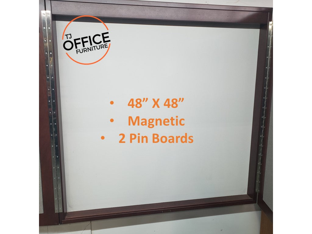 Whiteboard with Cabinet / Dry Erase (#5893)