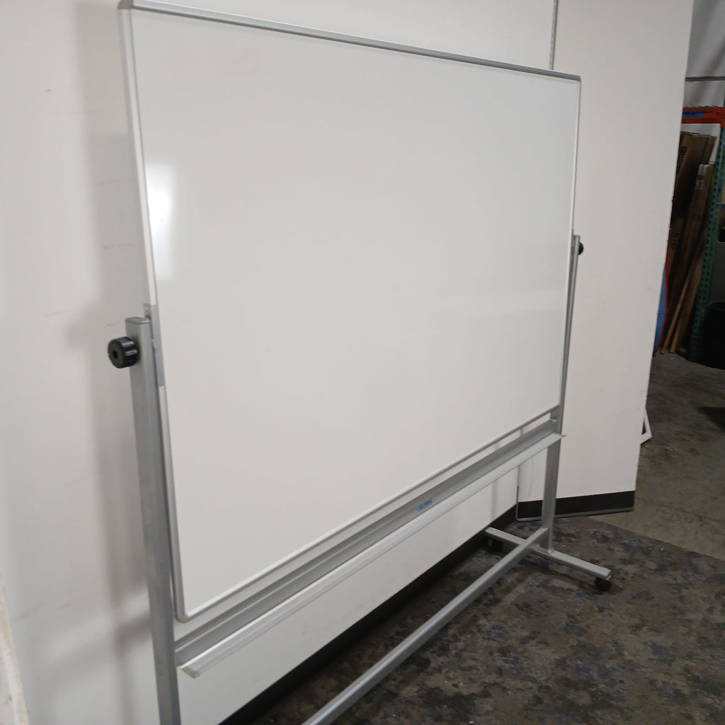 47" x 71" Rolling Whiteboard / Dry Erase (#6700)